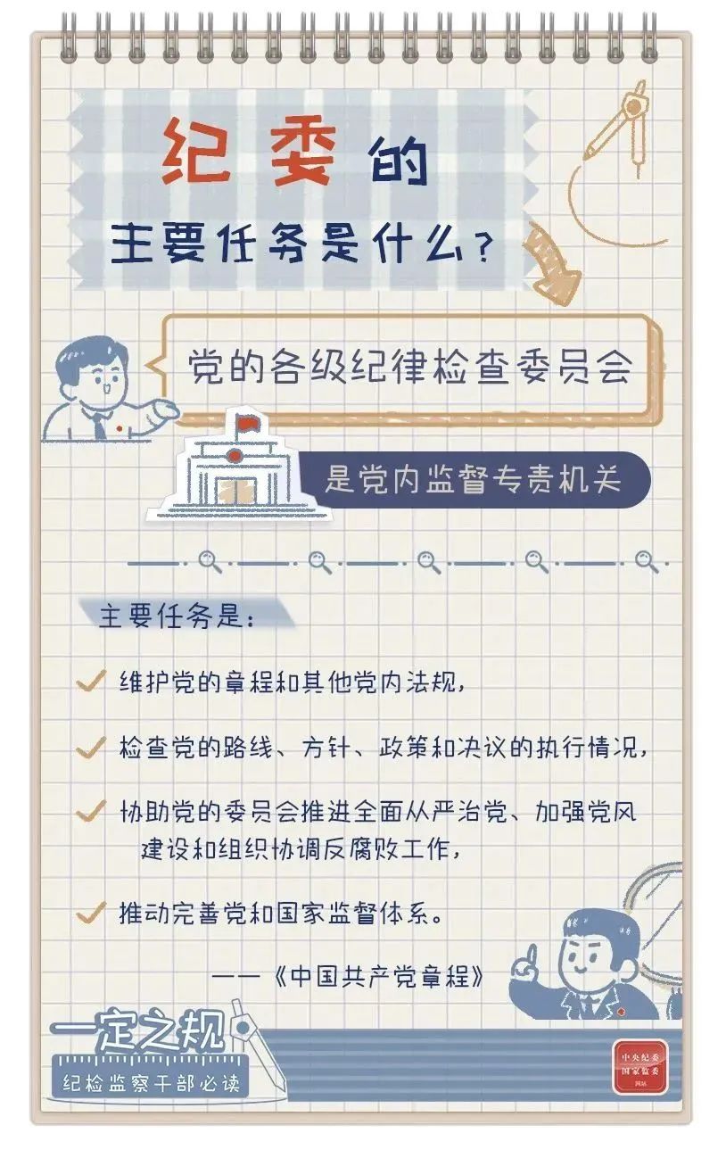 一定之规：纪委的主要任务是什么？